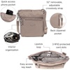 image:imageBaggallini Modern Pocket Crossbody Bag for Women 85x85 Handbag Purse with RFID Lightweight WaterResistantMoonrock