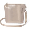 image:imageBaggallini Modern Pocket Crossbody Bag for Women 85x85 Handbag Purse with RFID Lightweight WaterResistantPlatinum Ecopuff