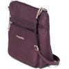 image:imageBaggallini Modern Pocket Crossbody Bag for Women 85x85 Handbag Purse with RFID Lightweight WaterResistantPlum Heritage
