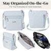 image:imageBaggallini Modern Pocket Crossbody Bag for Women 85x85 Handbag Purse with RFID Lightweight WaterResistantPool