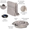 image:imageBaggallini Modern Pocket Crossbody Bag for Women 85x85 Handbag Purse with RFID Lightweight WaterResistantStone Heritage