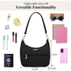 image:imageBaggallini Modern Pocket Half Moon 11x105 Shoulder Women WReplaceable Straps Converts to Crossbody BagBlack