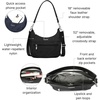 image:imageBaggallini Modern Pocket Half Moon 11x105 Shoulder Women WReplaceable Straps Converts to Crossbody BagBlack