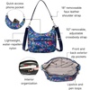 image:imageBaggallini Modern Pocket Half Moon 11x105 Shoulder Women WReplaceable Straps Converts to Crossbody BagFlower Market
