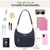 image:imageBaggallini Modern Pocket Half Moon 11x105 Shoulder Women WReplaceable Straps Converts to Crossbody BagFrench Navy