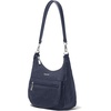 image:imageBaggallini Modern Pocket Half Moon 11x105 Shoulder Women WReplaceable Straps Converts to Crossbody BagFrench Navy