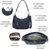 image:imageBaggallini Modern Pocket Half Moon 11x105 Shoulder Women WReplaceable Straps Converts to Crossbody BagFrench Navy