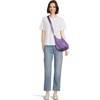 image:imageBaggallini Modern Pocket Half Moon 11x105 Shoulder Women WReplaceable Straps Converts to Crossbody BagLavender Surf