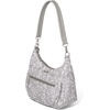 image:imageBaggallini Modern Pocket Half Moon 11x105 Shoulder Women WReplaceable Straps Converts to Crossbody BagLight Grey Petal