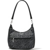 image:imageBaggallini Modern Pocket Half Moon 11x105 Shoulder Women WReplaceable Straps Converts to Crossbody BagMidnight Blossom Print