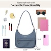 image:imageBaggallini Modern Pocket Half Moon 11x105 Shoulder Women WReplaceable Straps Converts to Crossbody BagMist