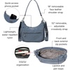 image:imageBaggallini Modern Pocket Half Moon 11x105 Shoulder Women WReplaceable Straps Converts to Crossbody BagMist