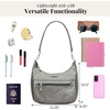 image:imageBaggallini Modern Pocket Half Moon 11x105 Shoulder Women WReplaceable Straps Converts to Crossbody BagSterling Shimmer