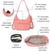 image:imageBaggallini Modern Pocket Half Moon 11x105 Shoulder Women WReplaceable Straps Converts to Crossbody BagTerracotta
