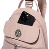 image:imageBaggallini Naples Convertible Backpack  Travel Sling Crossbody  12 Nylon Handbag wRFID amp Padded Tablet SleeveBallet Pink