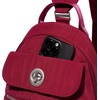 image:imageBaggallini Naples Convertible Backpack  Travel Sling Crossbody  12 Nylon Handbag wRFID amp Padded Tablet SleeveBeet Red