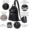 image:imageBaggallini Naples Convertible Backpack  Travel Sling Crossbody  12 Nylon Handbag wRFID amp Padded Tablet SleeveBlack Quilt