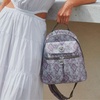 image:imageBaggallini Naples Convertible Backpack  Travel Sling Crossbody  12 Nylon Handbag wRFID amp Padded Tablet SleeveBlush Python