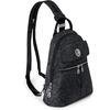 image:imageBaggallini Naples Convertible Backpack  Travel Sling Crossbody  12 Nylon Handbag wRFID amp Padded Tablet SleeveMidnight Blossom