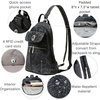 image:imageBaggallini Naples Convertible Backpack  Travel Sling Crossbody  12 Nylon Handbag wRFID amp Padded Tablet SleeveMidnight Blossom