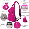 image:imageBaggallini Naples Convertible Backpack  Travel Sling Crossbody  12 Nylon Handbag wRFID amp Padded Tablet SleeveOrchid