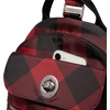 image:imageBaggallini Naples Convertible Backpack  Travel Sling Crossbody  12 Nylon Handbag wRFID amp Padded Tablet SleeveRed Buffalo Plaid