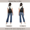 image:imageBaggallini Naples Convertible Backpack  Travel Sling Crossbody  12 Nylon Handbag wRFID amp Padded Tablet SleeveRed Buffalo Plaid