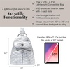 image:imageBaggallini Naples Convertible Backpack  Travel Sling Crossbody  12 Nylon Handbag wRFID amp Padded Tablet SleeveSilver Metallic Quilt