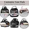 image:imageBaggallini Naples Convertible Backpack  Travel Sling Crossbody  12 Nylon Handbag wRFID amp Padded Tablet SleeveSilver Metallic Quilt