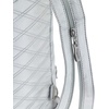 image:imageBaggallini Naples Convertible Backpack  Travel Sling Crossbody  12 Nylon Handbag wRFID amp Padded Tablet SleeveSilver Metallic Quilt