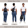 image:imageBaggallini Naples Convertible Backpack  Travel Sling Crossbody  12 Nylon Handbag wRFID amp Padded Tablet SleeveSterling Shimmer