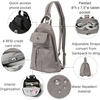image:imageBaggallini Naples Convertible Backpack  Travel Sling Crossbody  12 Nylon Handbag wRFID amp Padded Tablet SleeveSterling Shimmer