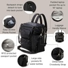 image:imageBaggallini Nolita Convertible Backpack  11x14 Travel Backpack Shoulder Tote Crossbody Bag wRFID Tech Luggage Sleeve amp Laptop PocketBlack