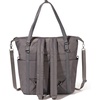 image:imageBaggallini Nolita Convertible Backpack  11x14 Travel Backpack Shoulder Tote Crossbody Bag wRFID Tech Luggage Sleeve amp Laptop PocketSmoke Twill