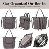 image:imageBaggallini Nolita Convertible Backpack  11x14 Travel Backpack Shoulder Tote Crossbody Bag wRFID Tech Luggage Sleeve amp Laptop PocketSmoke Twill