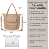 image:imageBaggallini Nolita Convertible Backpack  11x14 Travel Backpack Shoulder Tote Crossbody Bag wRFID Tech Luggage Sleeve amp Laptop PocketTaupe Twill