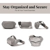 image:imageBaggallini On the Go Belt Bag Waist PackSteel Grey Twill