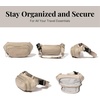 image:imageBaggallini On the Go Belt Bag Waist PackTaupe Twill