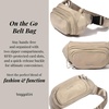 image:imageBaggallini On the Go Belt Bag Waist PackTaupe Twill
