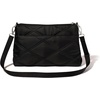 image:imageBaggallini Original Everyday 11x75 Crossbody Bags Rfid Protected Lightweight Nylon Zippered Travel PurseBlack Quilt