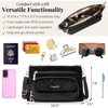 image:imageBaggallini Original Everyday 11x75 Crossbody Bags Rfid Protected Lightweight Nylon Zippered Travel PurseBlack Velvet