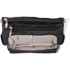 image:imageBaggallini Original Everyday 11x75 Crossbody Bags Rfid Protected Lightweight Nylon Zippered Travel PurseBlack Velvet