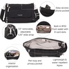 image:imageBaggallini Original Everyday 11x75 Crossbody Bags Rfid Protected Lightweight Nylon Zippered Travel PurseBlack With Sand Lining