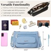 image:imageBaggallini Original Everyday 11x75 Crossbody Bags Rfid Protected Lightweight Nylon Zippered Travel PurseCornflower
