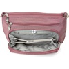 image:imageBaggallini Original Everyday 11x75 Crossbody Bags Rfid Protected Lightweight Nylon Zippered Travel PurseDusty Mauve