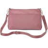 image:imageBaggallini Original Everyday 11x75 Crossbody Bags Rfid Protected Lightweight Nylon Zippered Travel PurseDusty Mauve