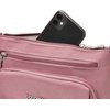 image:imageBaggallini Original Everyday 11x75 Crossbody Bags Rfid Protected Lightweight Nylon Zippered Travel PurseDusty Mauve