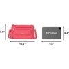 image:imageBaggallini Original Everyday 11x75 Crossbody Bags Rfid Protected Lightweight Nylon Zippered Travel PurseFlamingo
