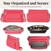 image:imageBaggallini Original Everyday 11x75 Crossbody Bags Rfid Protected Lightweight Nylon Zippered Travel PurseFlamingo