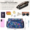 image:imageBaggallini Original Everyday 11x75 Crossbody Bags Rfid Protected Lightweight Nylon Zippered Travel PurseFlower Market